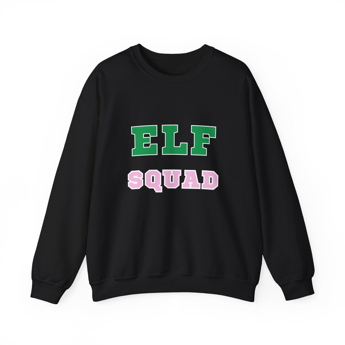 ELF SQUAD Unisex Heavy Blend™ Crewneck Sweatshirt - Festive Holiday Apparel