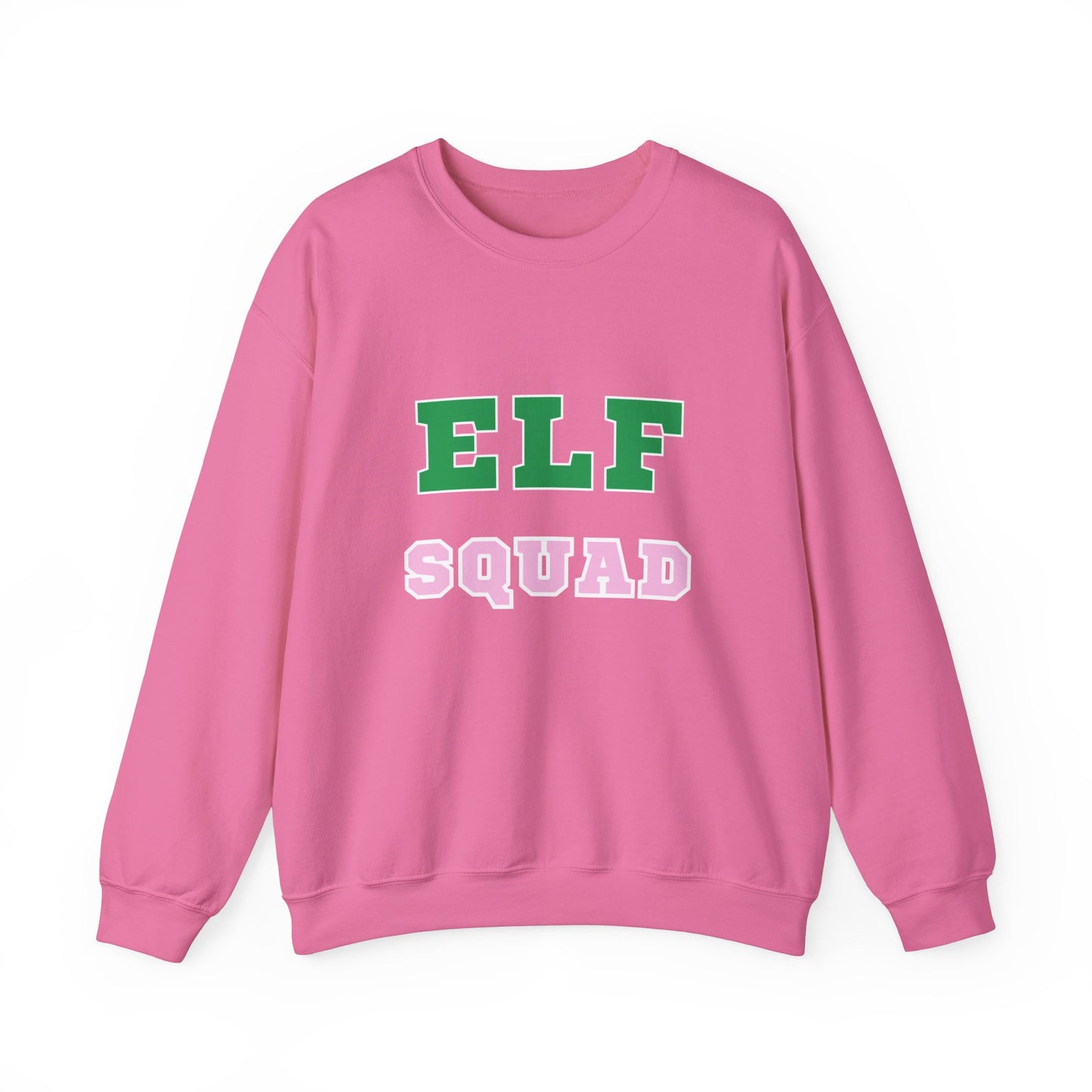 ELF SQUAD Unisex Heavy Blend™ Crewneck Sweatshirt - Festive Holiday Apparel