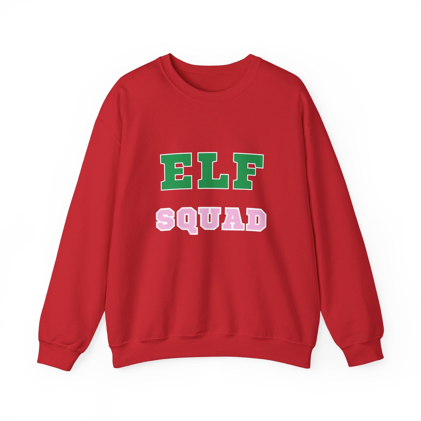 ELF SQUAD Unisex Heavy Blend™ Crewneck Sweatshirt - Festive Holiday Apparel