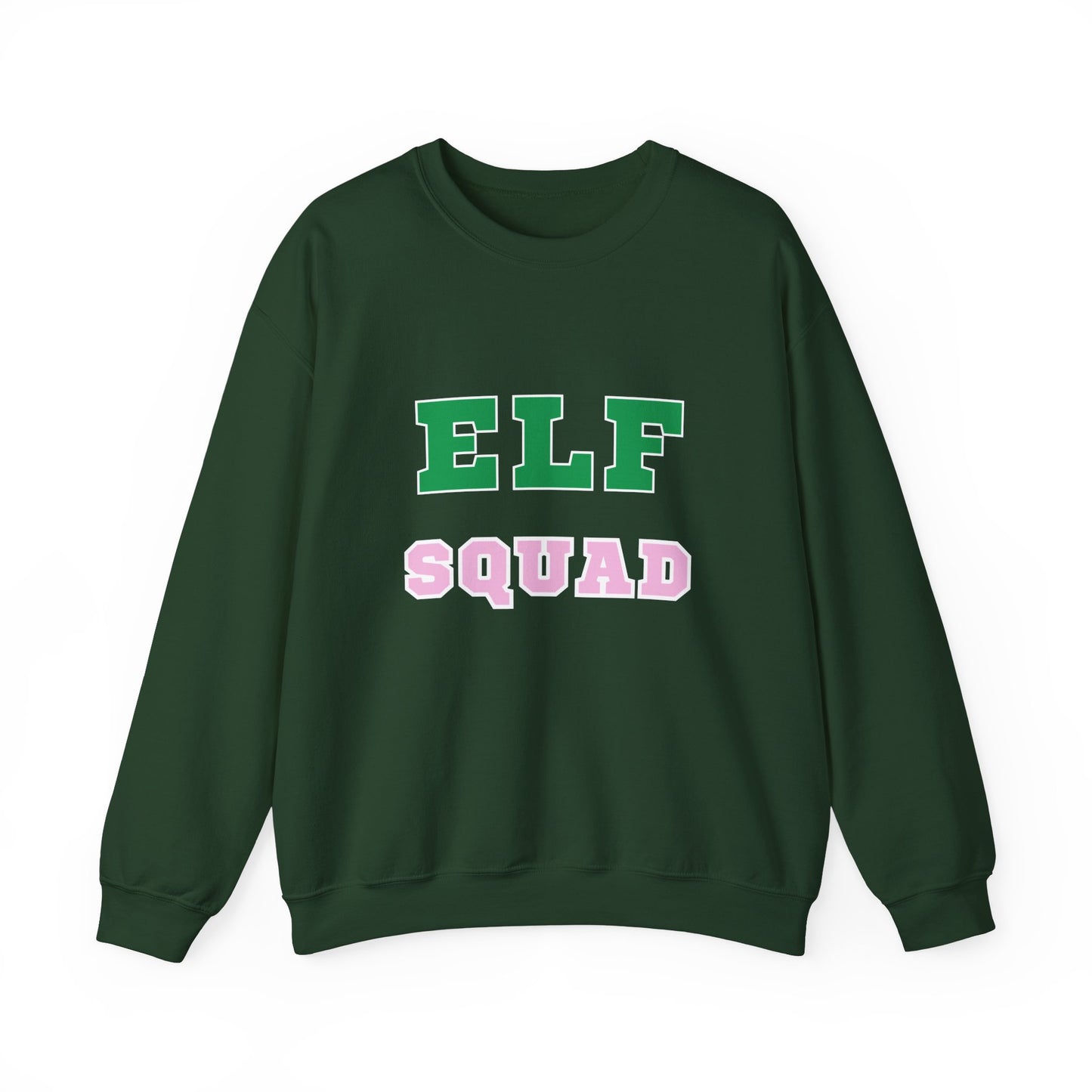 ELF SQUAD Unisex Heavy Blend™ Crewneck Sweatshirt - Festive Holiday Apparel