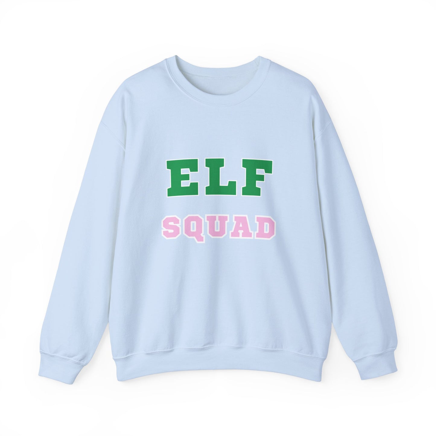 ELF SQUAD Unisex Heavy Blend™ Crewneck Sweatshirt - Festive Holiday Apparel