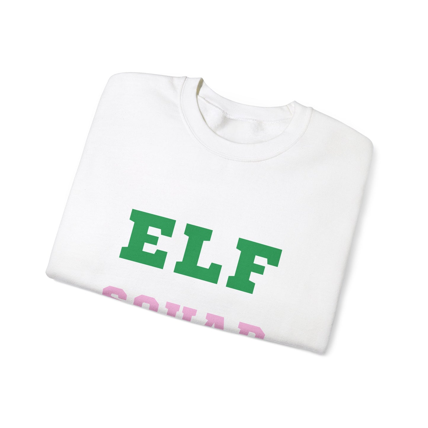 ELF SQUAD Unisex Heavy Blend™ Crewneck Sweatshirt - Festive Holiday Apparel