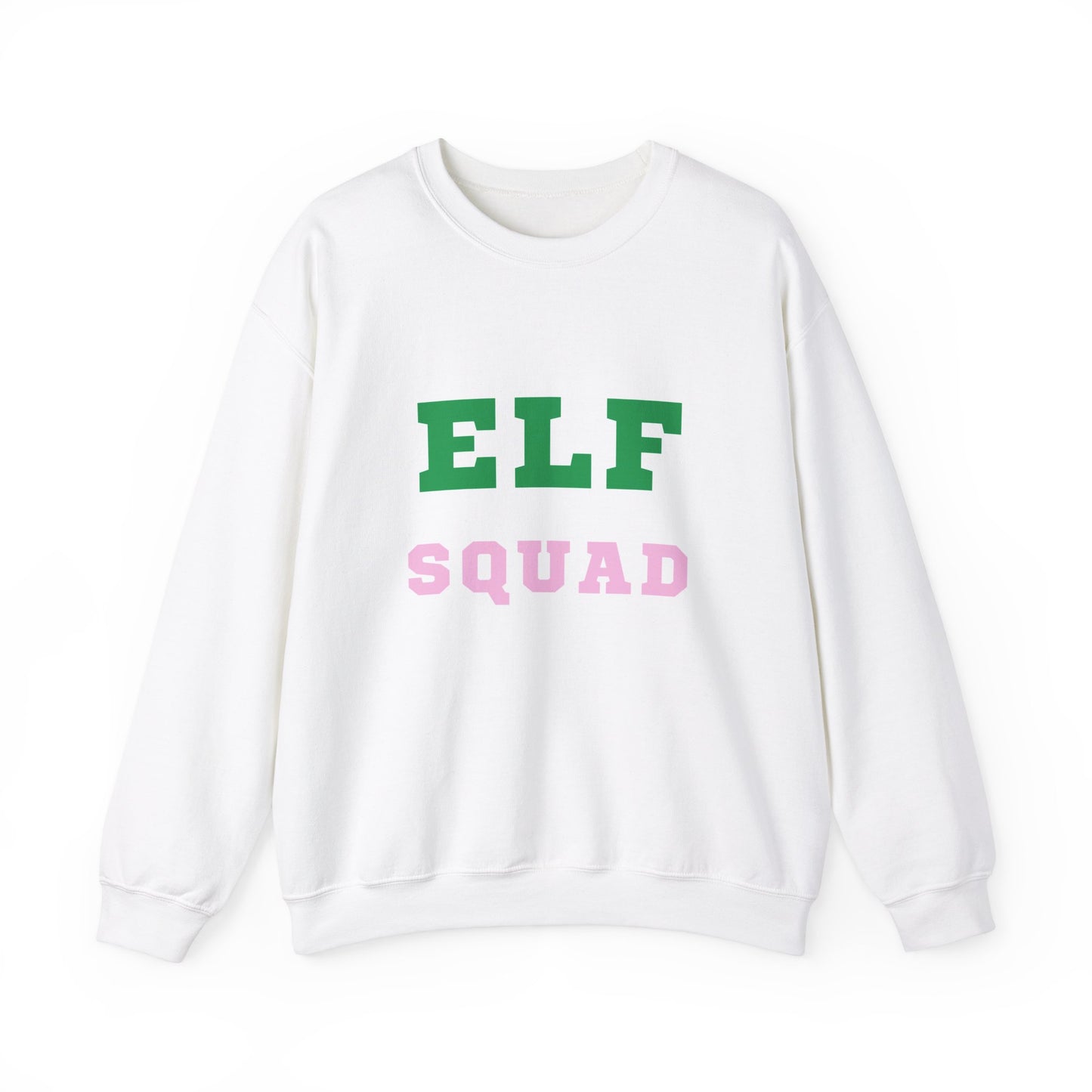 ELF SQUAD Unisex Heavy Blend™ Crewneck Sweatshirt - Festive Holiday Apparel