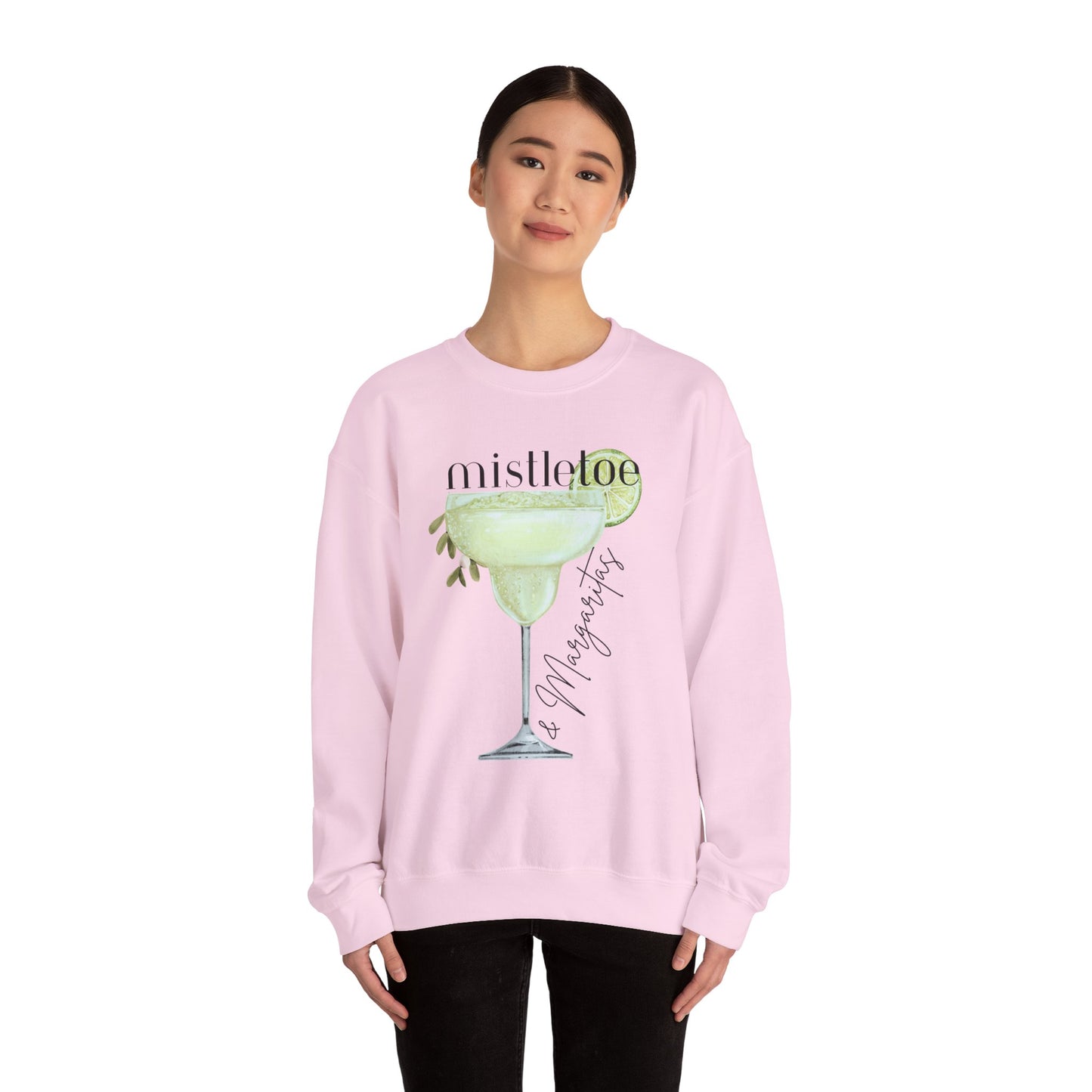 MISTLETOE & MARGARITAS Crewneck | Cozy Sweatshirt for Holiday Celebrations