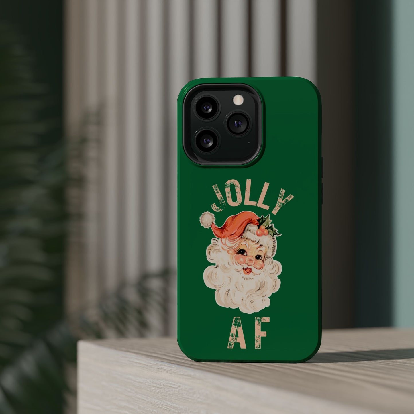 JOLLY AF Santa Magnetic Tough Phone Case | Festive Holiday Phone Protection