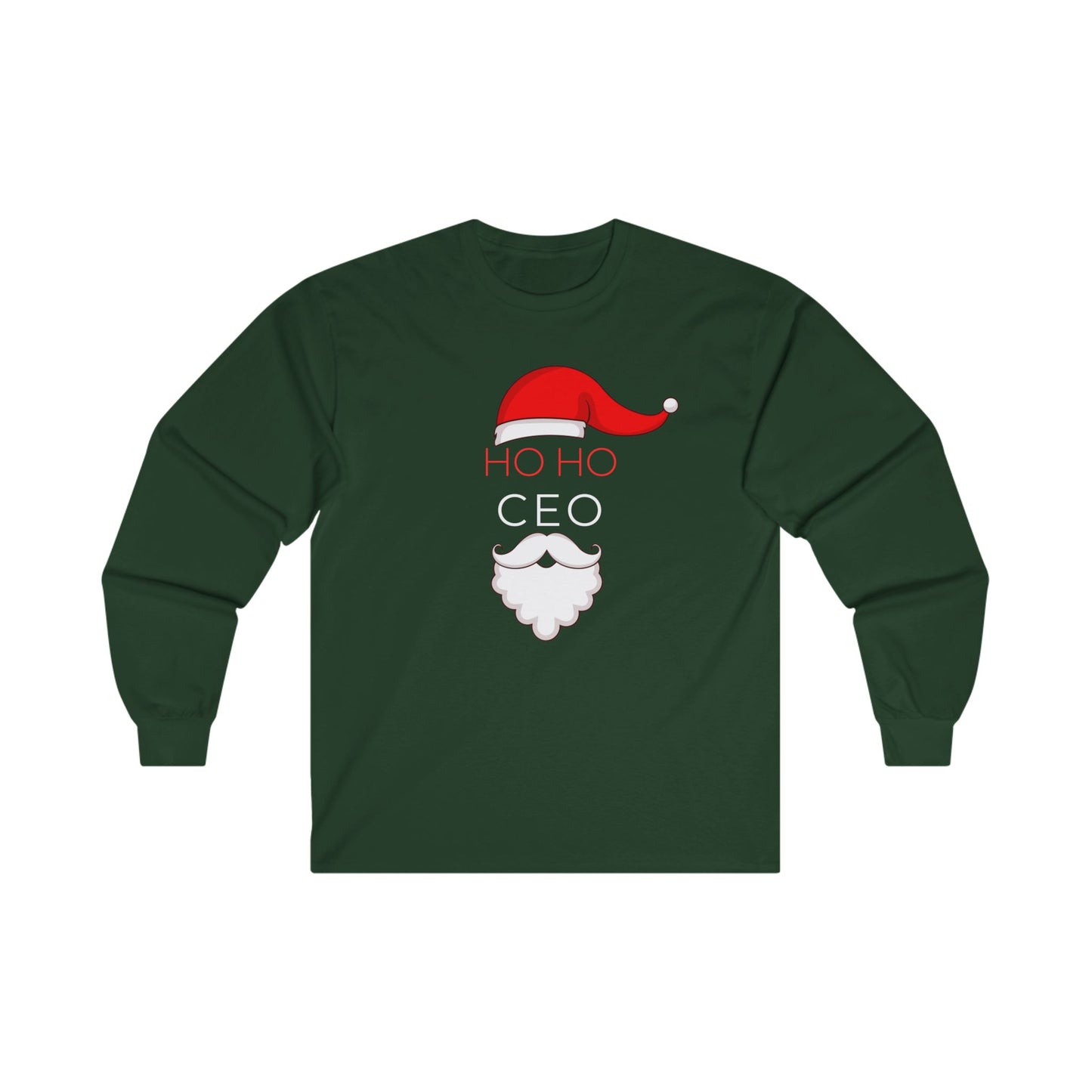 CHRISTMAS SANTA HO HO CEO Unisex Long Sleeve Tee