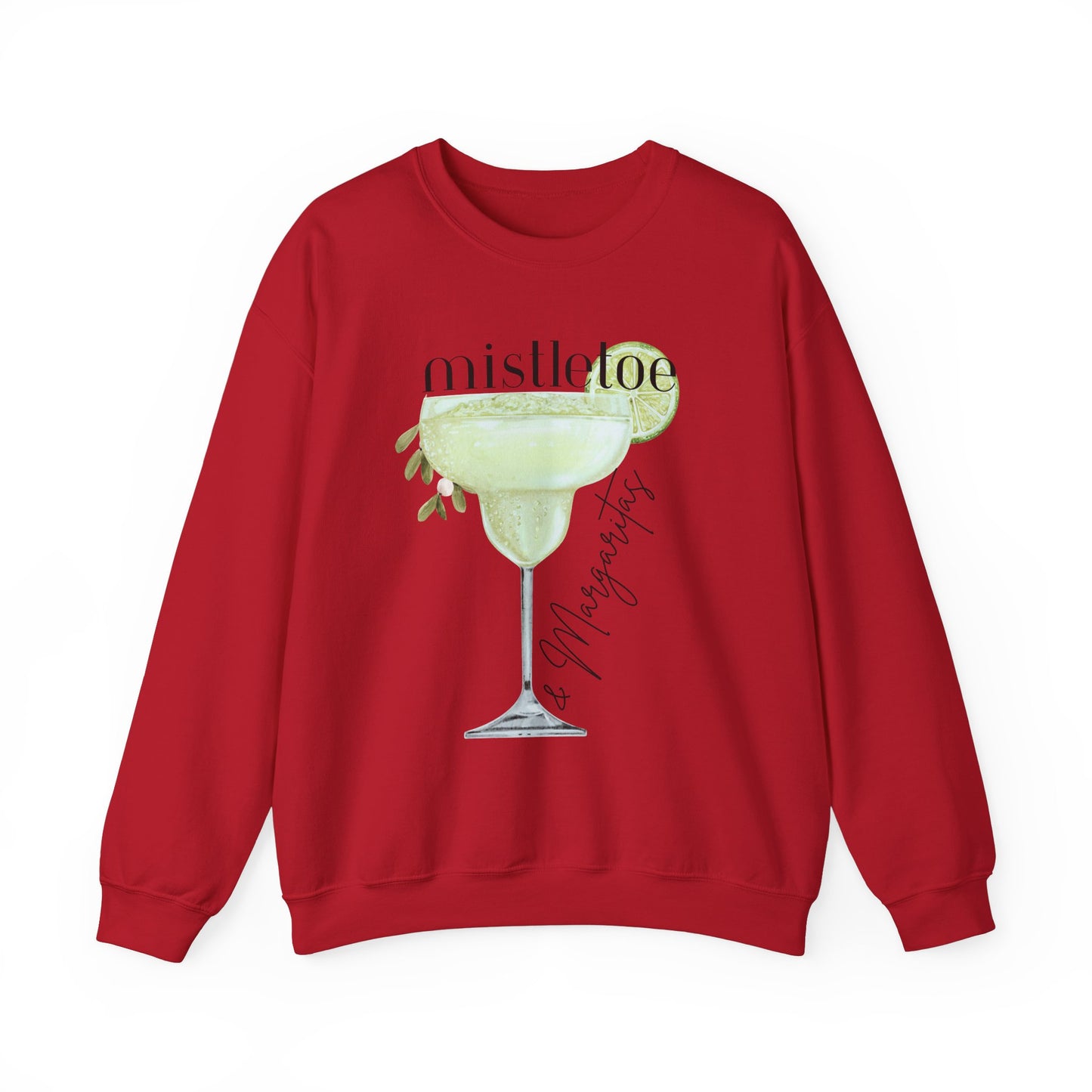 MISTLETOE & MARGARITAS Crewneck | Cozy Sweatshirt for Holiday Celebrations