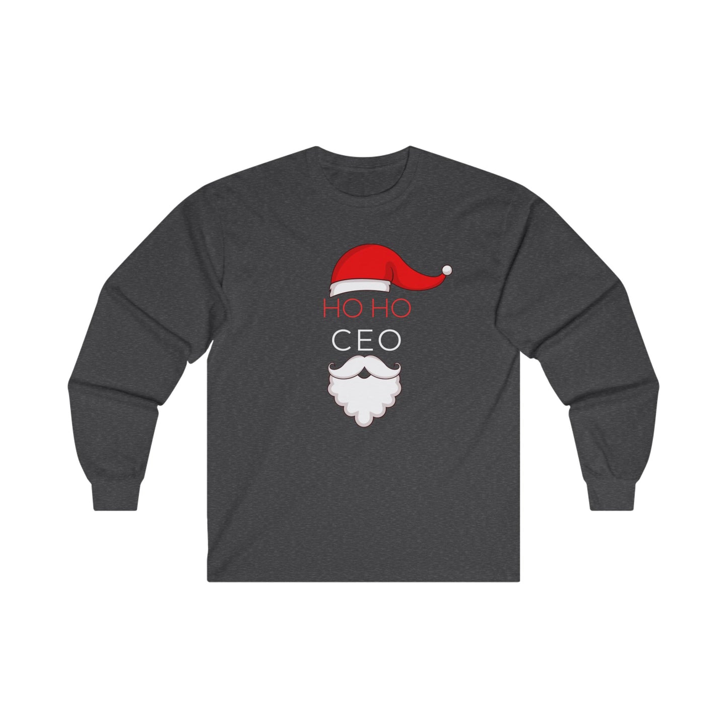 CHRISTMAS SANTA HO HO CEO Unisex Long Sleeve Tee