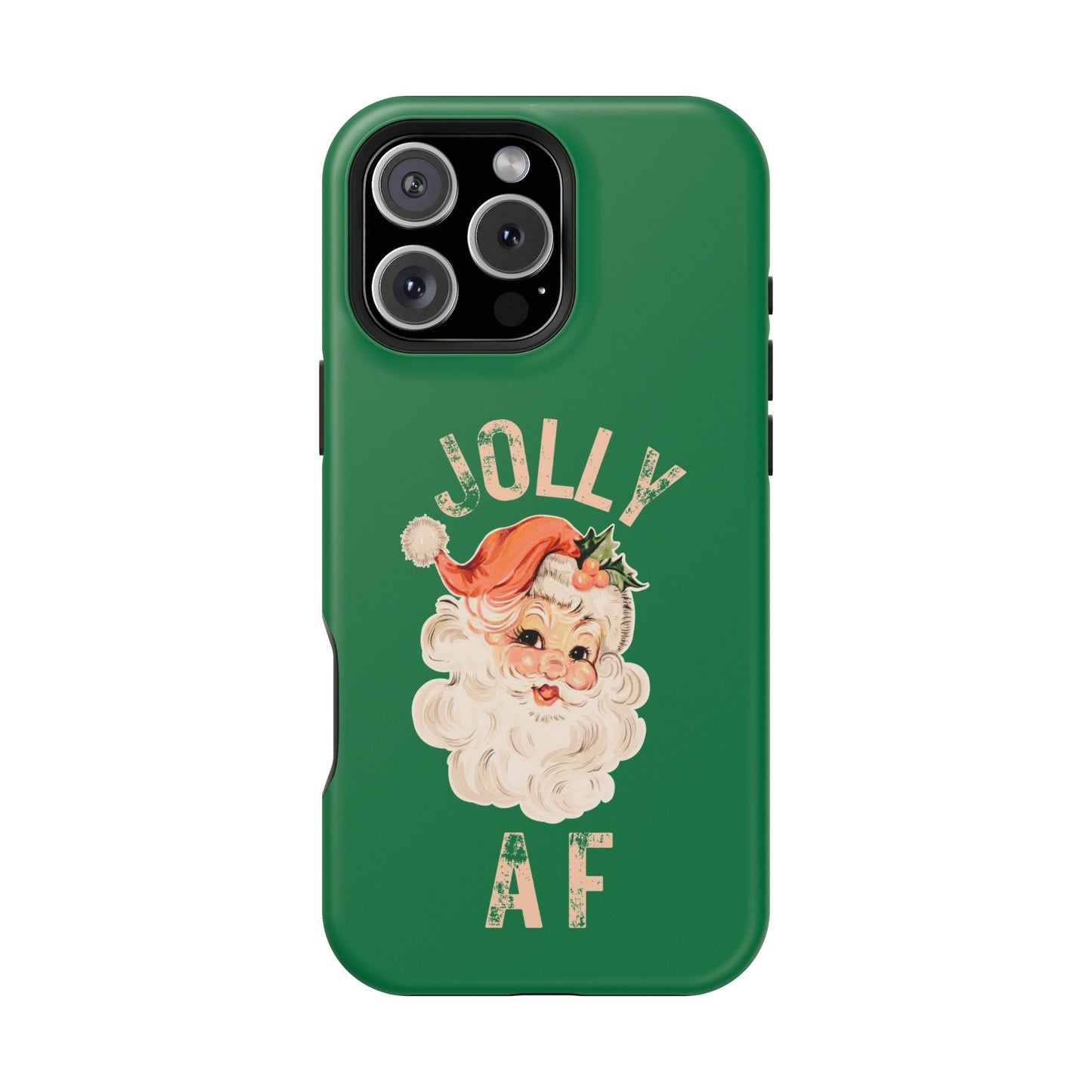 JOLLY AF Santa Magnetic Tough Phone Case | Festive Holiday Phone Protection