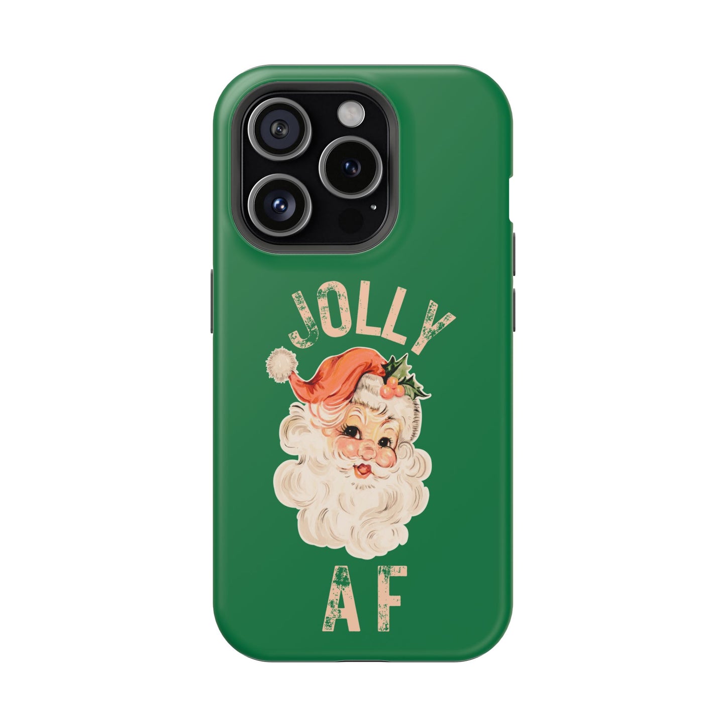 JOLLY AF Santa Magnetic Tough Phone Case | Festive Holiday Phone Protection