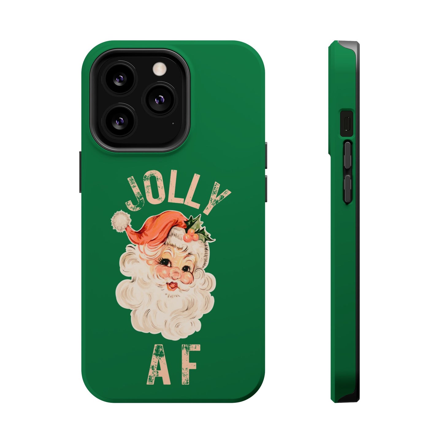 JOLLY AF Santa Magnetic Tough Phone Case | Festive Holiday Phone Protection