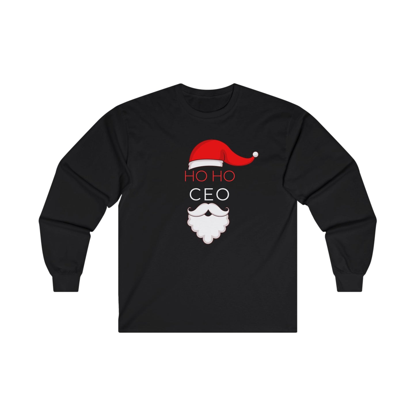 CHRISTMAS SANTA HO HO CEO Unisex Long Sleeve Tee