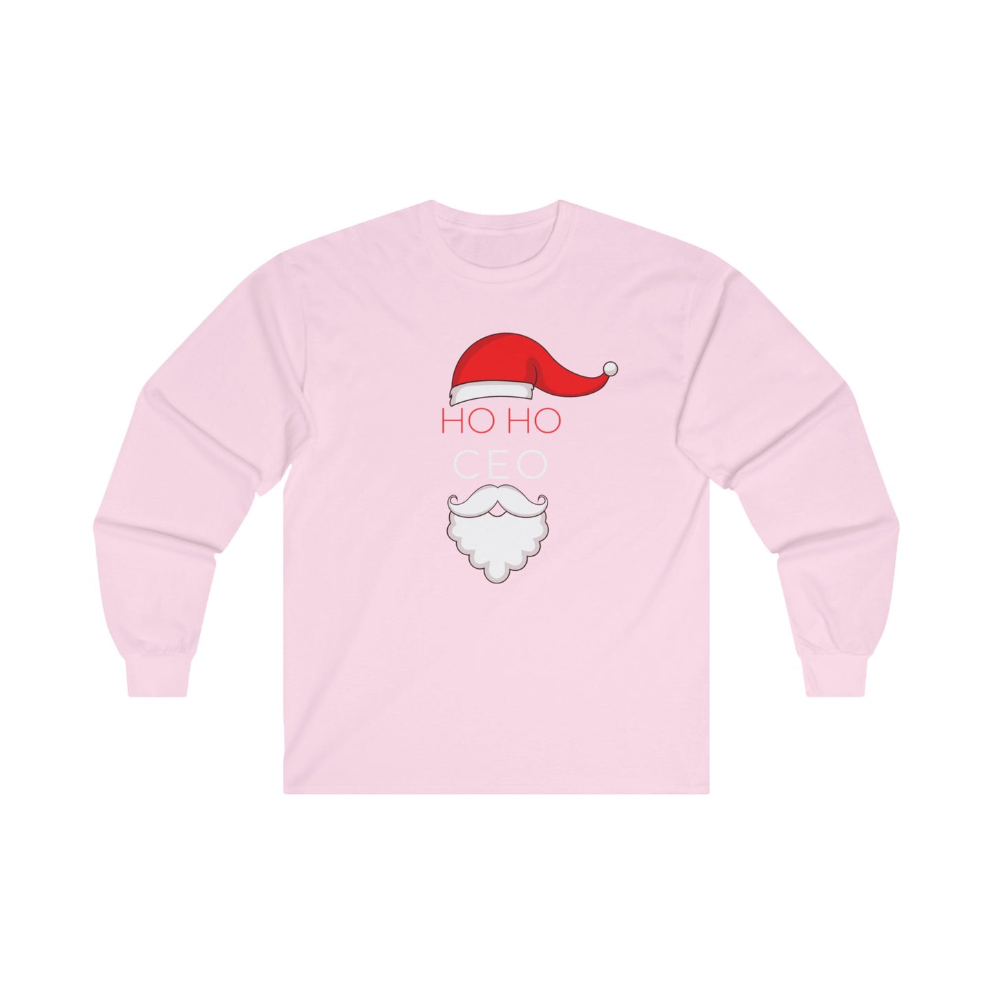 CHRISTMAS SANTA HO HO CEO Unisex Long Sleeve Tee