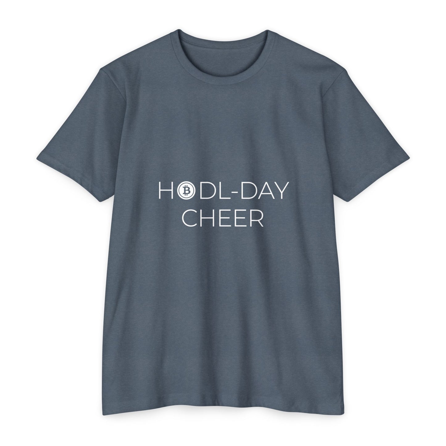 HODL-DAY CHEER Holiday T-Shirt | Men's Christmas T-Shirt for Bitcoin and Crypto Enthusiasts