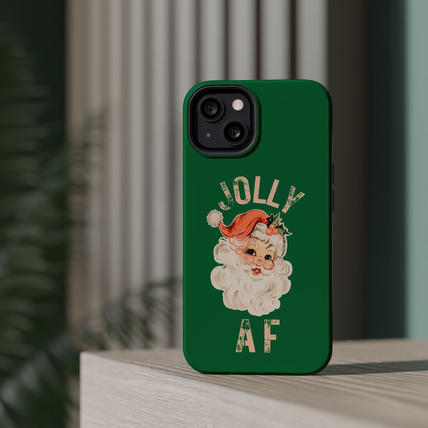 JOLLY AF Santa Magnetic Tough Phone Case | Festive Holiday Phone Protection