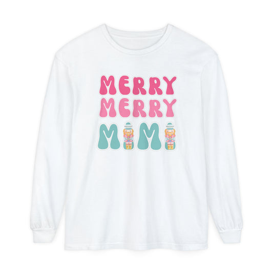 MERRY MERRY MIMI Long Sleeve T-Shirt for Holiday Cheer