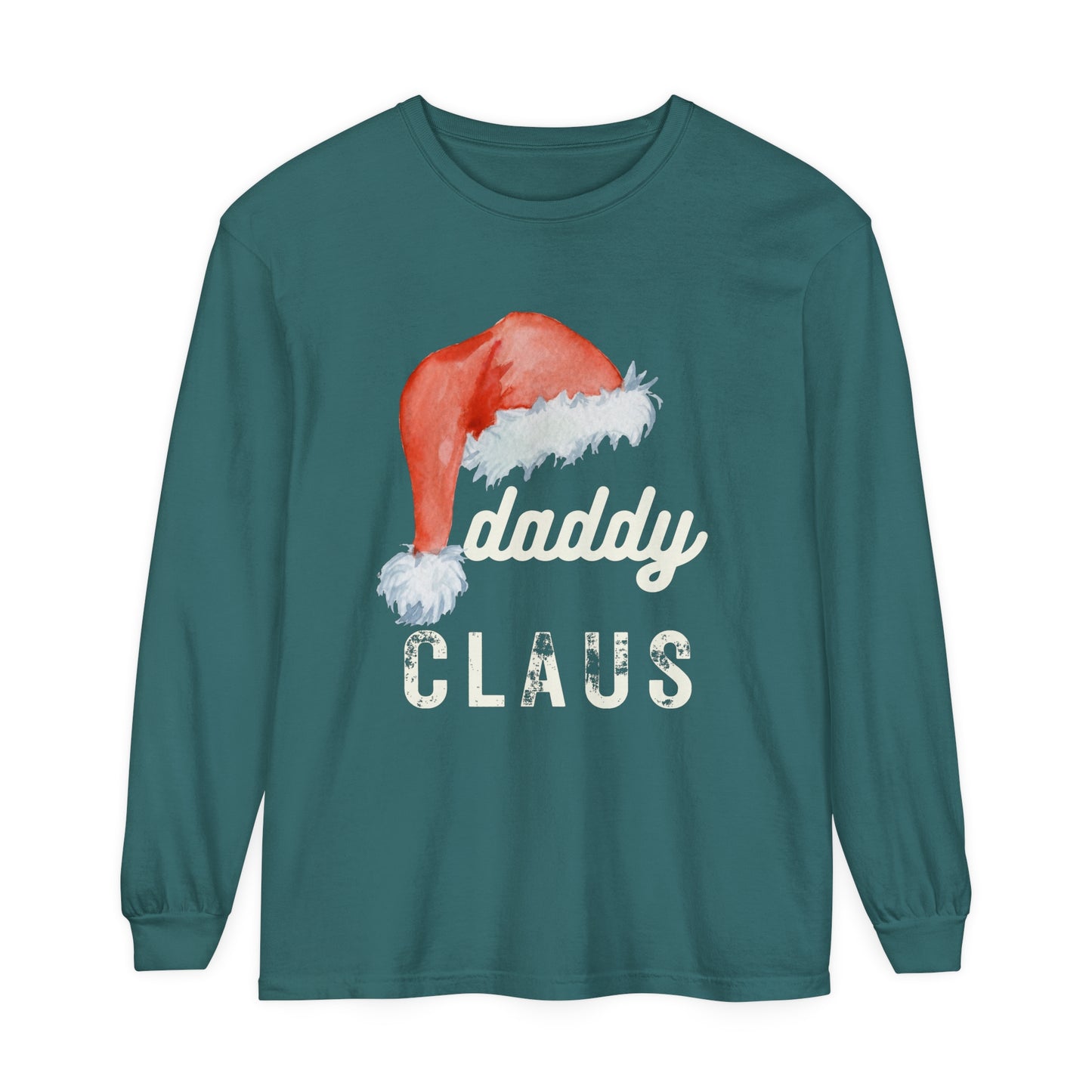 DADDY CLAUS Long Sleeve T-Shirt - Perfect Holiday Shirt for Dads!