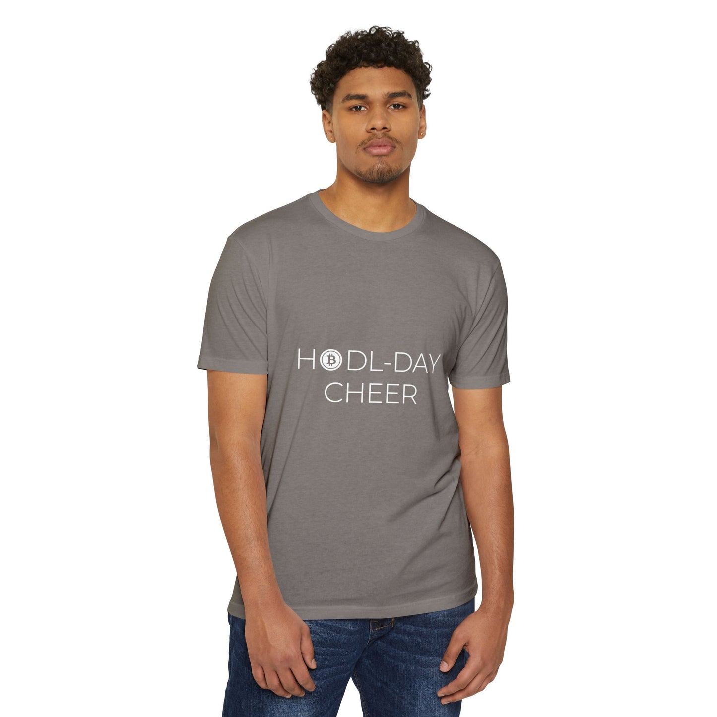 HODL-DAY CHEER Holiday T-Shirt | Men's Christmas T-Shirt for Bitcoin and Crypto Enthusiasts