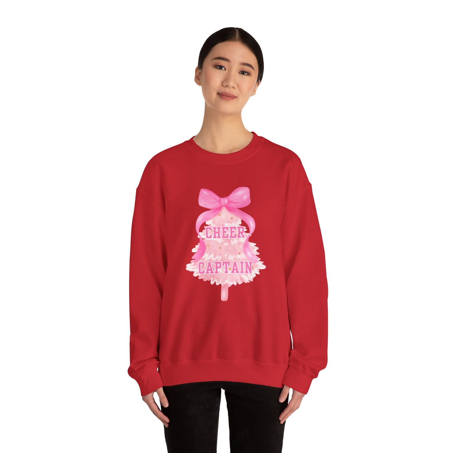 CHRISTMAS CHEER CAPTAIN Crewneck | Festive Holiday Sweatshirt for Women