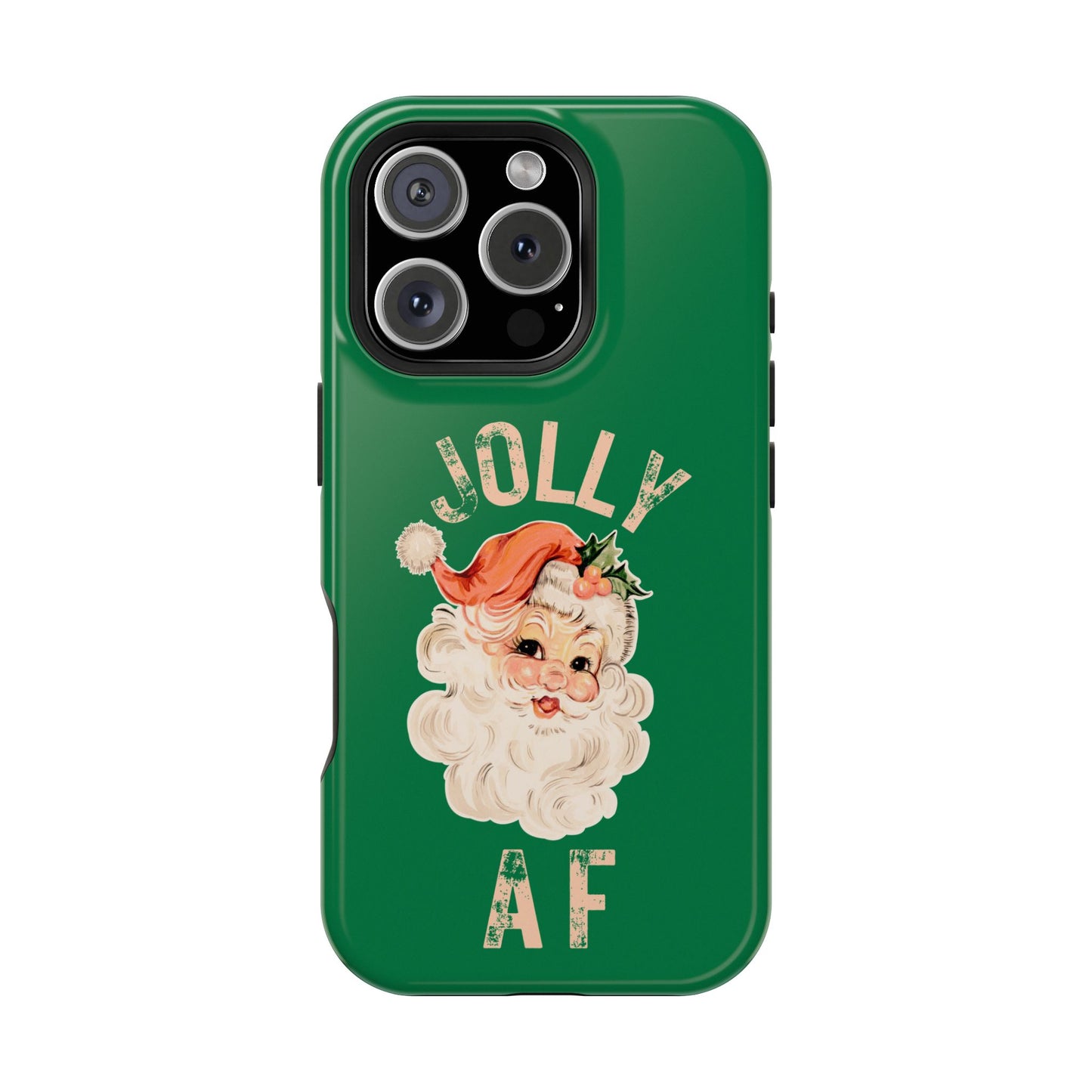 JOLLY AF Santa Magnetic Tough Phone Case | Festive Holiday Phone Protection