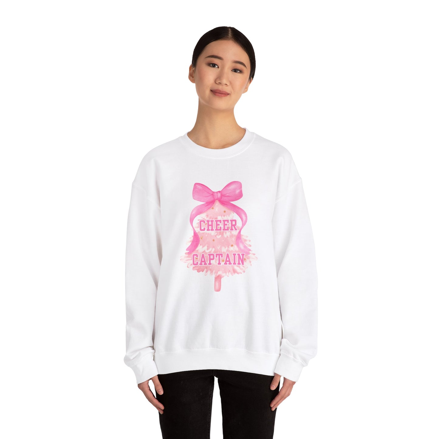 CHRISTMAS CHEER CAPTAIN Crewneck | Festive Holiday Sweatshirt for Women