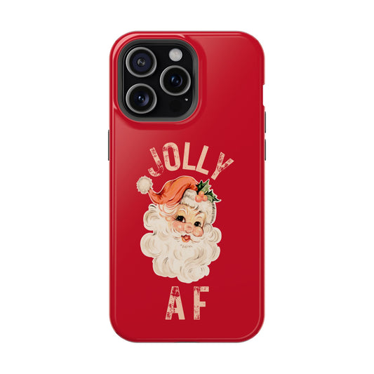 JOLLY AF Santa Magnetic Tough Phone Case | Festive Holiday Phone Protection