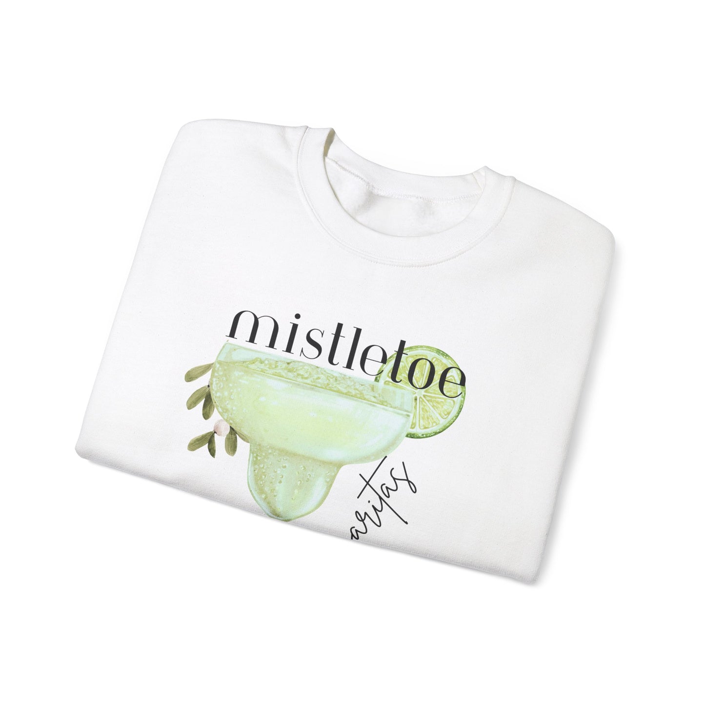 MISTLETOE & MARGARITAS Crewneck | Cozy Sweatshirt for Holiday Celebrations