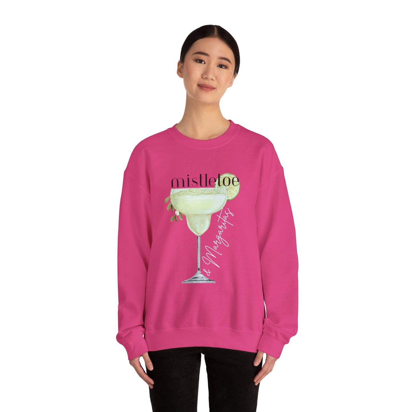 MISTLETOE & MARGARITAS Crewneck | Cozy Sweatshirt for Holiday Celebrations