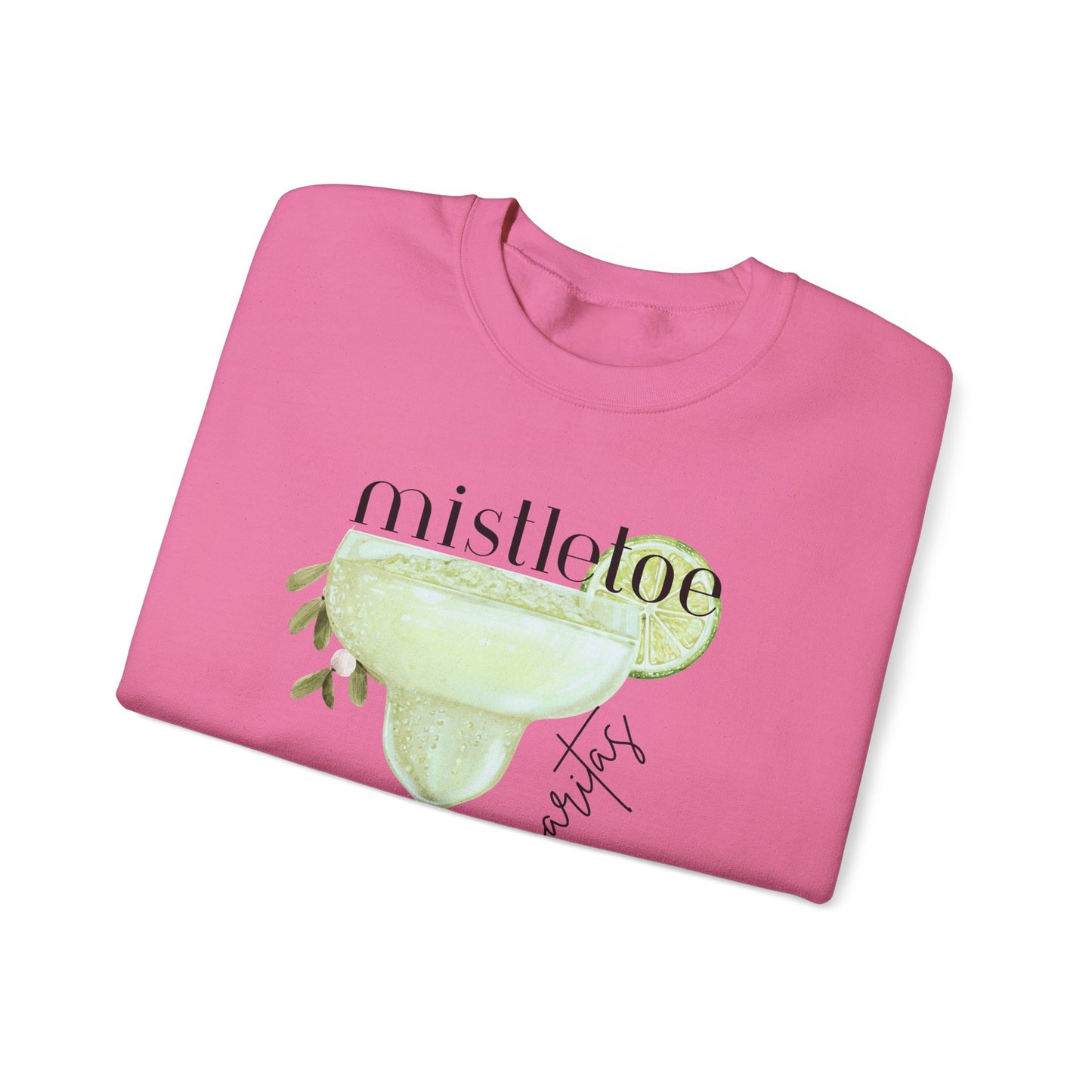 MISTLETOE & MARGARITAS Crewneck | Cozy Sweatshirt for Holiday Celebrations