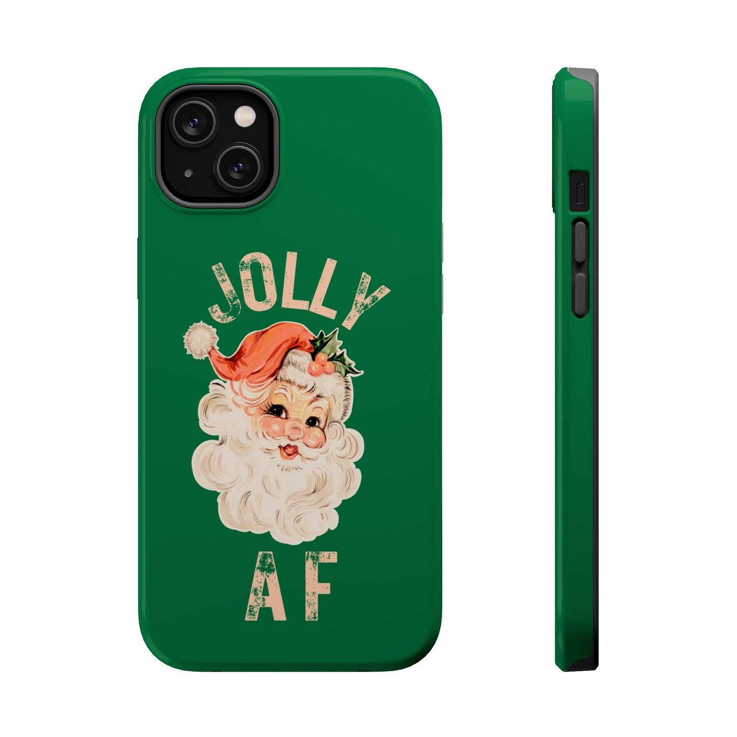 JOLLY AF Santa Magnetic Tough Phone Case | Festive Holiday Phone Protection