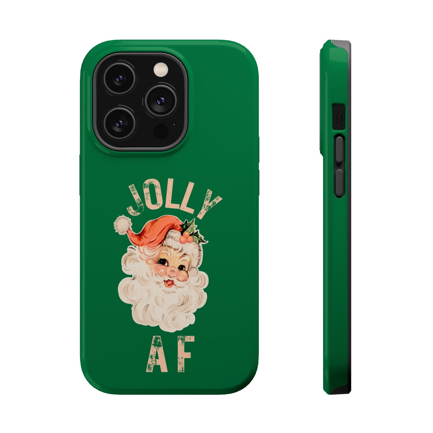 JOLLY AF Santa Magnetic Tough Phone Case | Festive Holiday Phone Protection