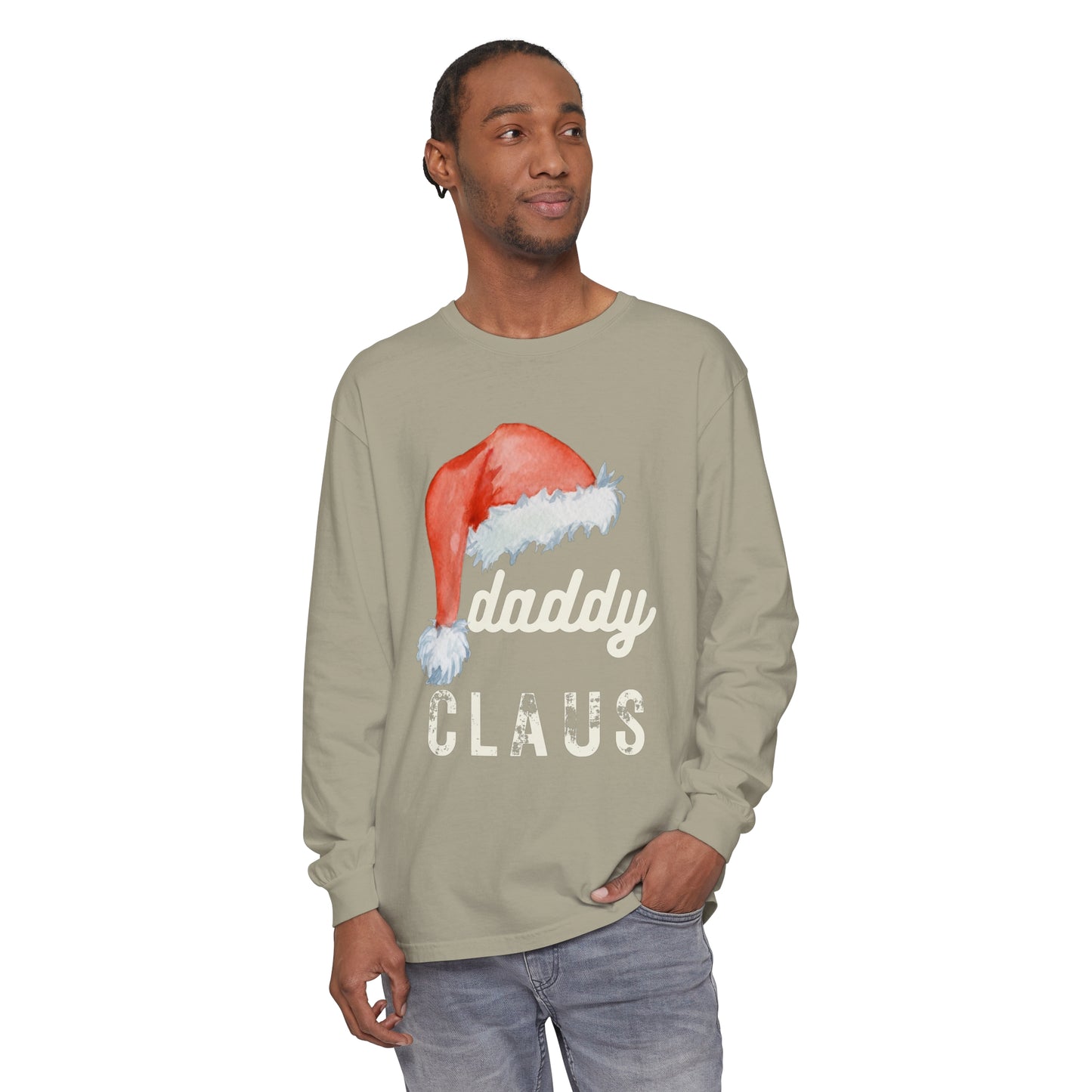 DADDY CLAUS Long Sleeve T-Shirt - Perfect Holiday Shirt for Dads!