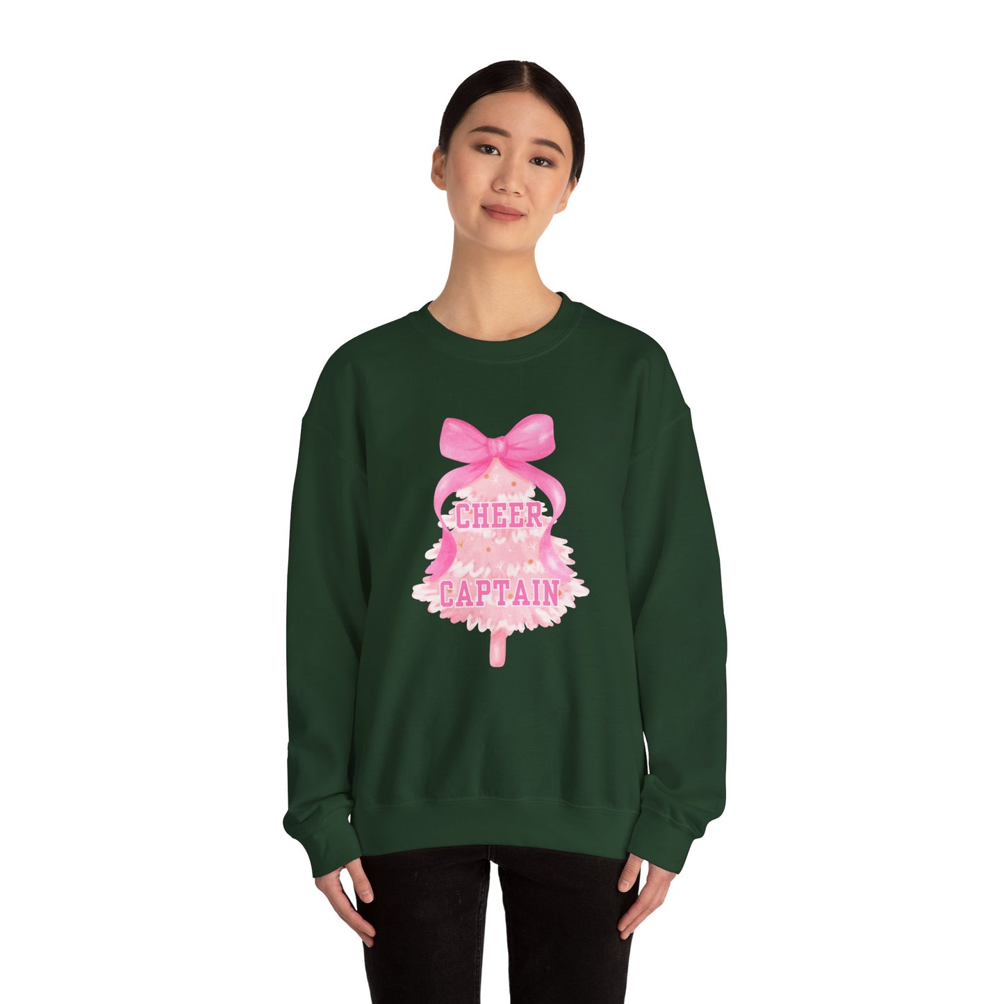 CHRISTMAS CHEER CAPTAIN Crewneck | Festive Holiday Sweatshirt for Women