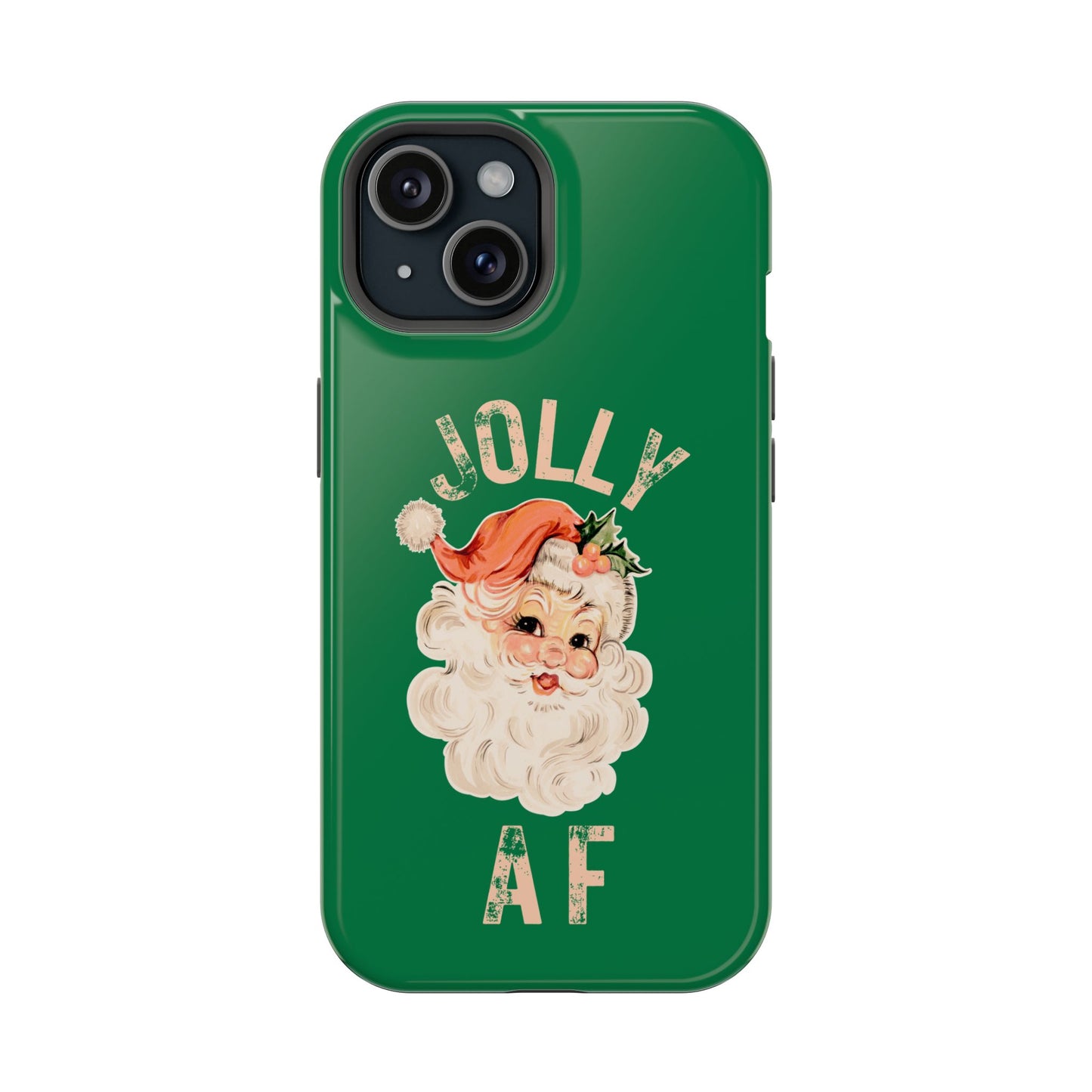 JOLLY AF Santa Magnetic Tough Phone Case | Festive Holiday Phone Protection