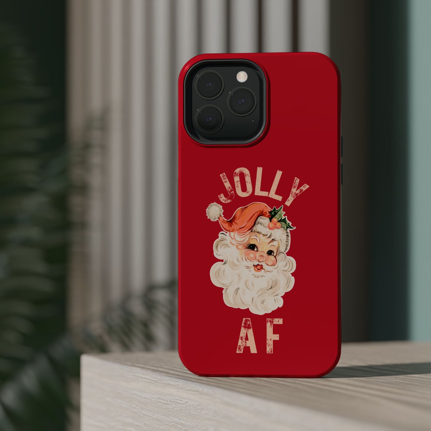 JOLLY AF Santa Magnetic Tough Phone Case | Festive Holiday Phone Protection