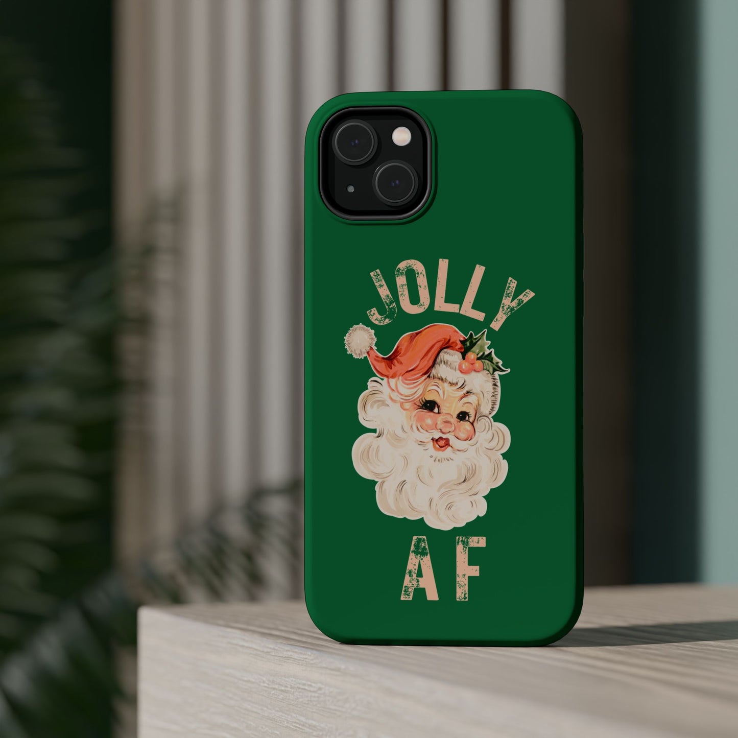 JOLLY AF Santa Magnetic Tough Phone Case | Festive Holiday Phone Protection