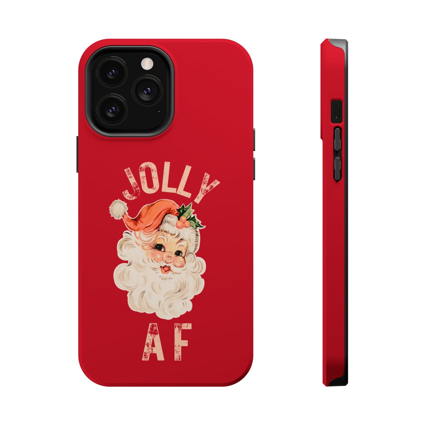 JOLLY AF Santa Magnetic Tough Phone Case | Festive Holiday Phone Protection