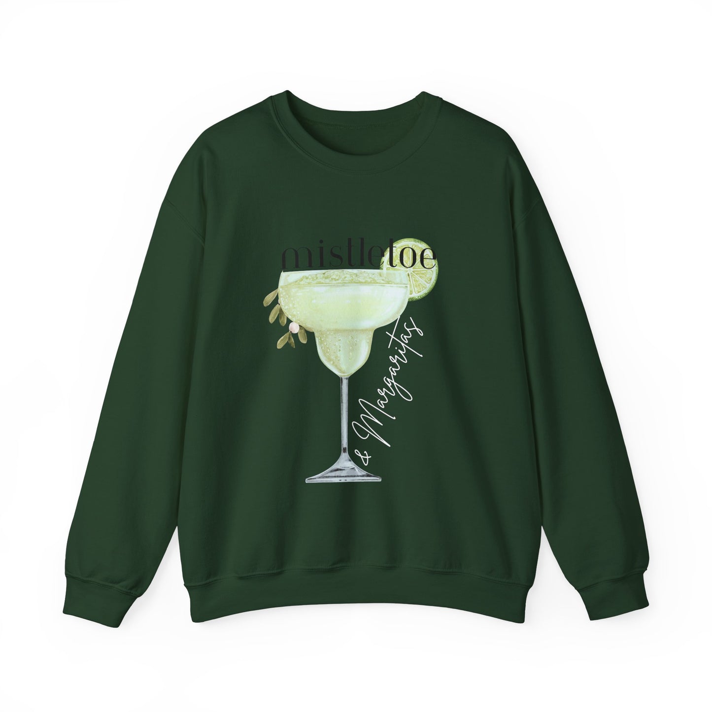 MISTLETOE & MARGARITAS Crewneck | Cozy Sweatshirt for Holiday Celebrations