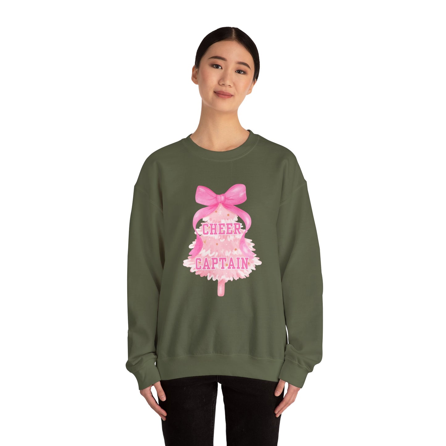 CHRISTMAS CHEER CAPTAIN Crewneck | Festive Holiday Sweatshirt for Women