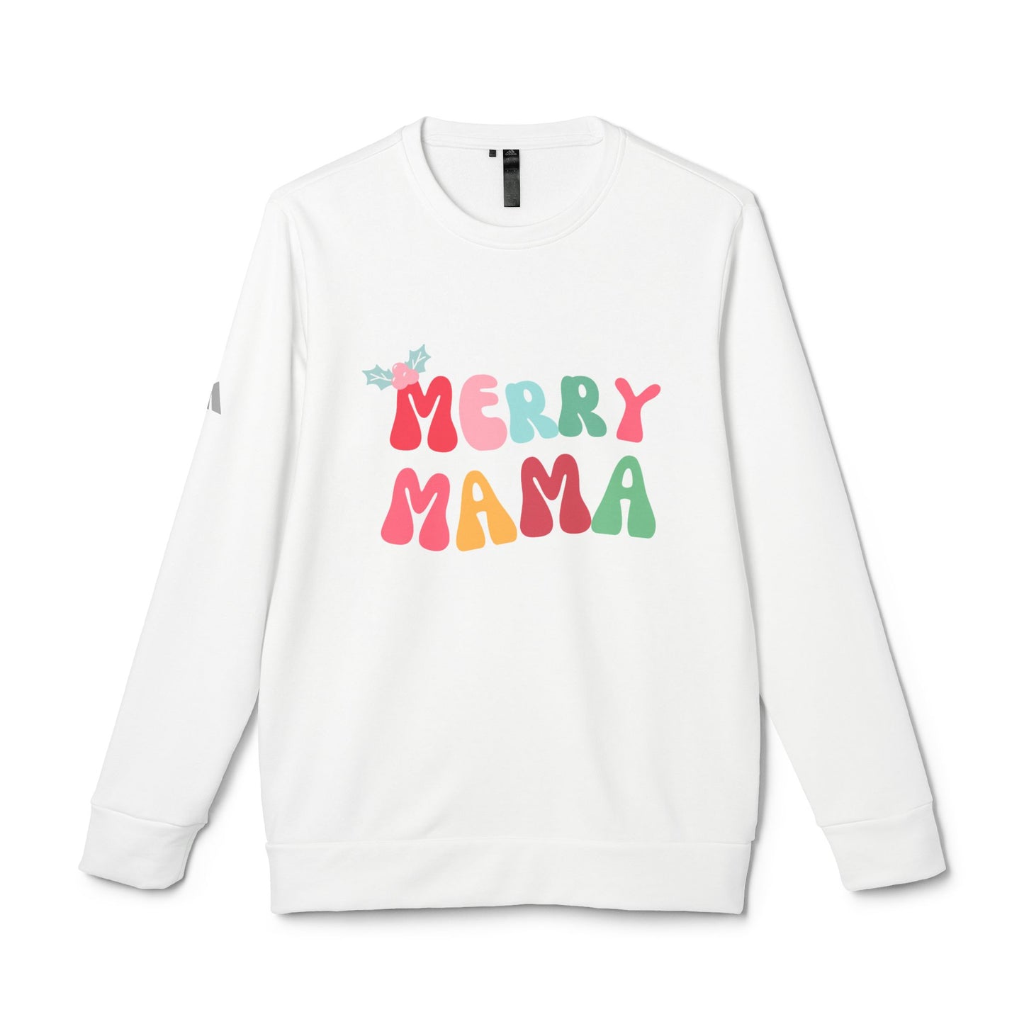 MERRY MAMA Premium Adidas Christmas Crewneck | Festive, Fun Holiday Sweatshirt