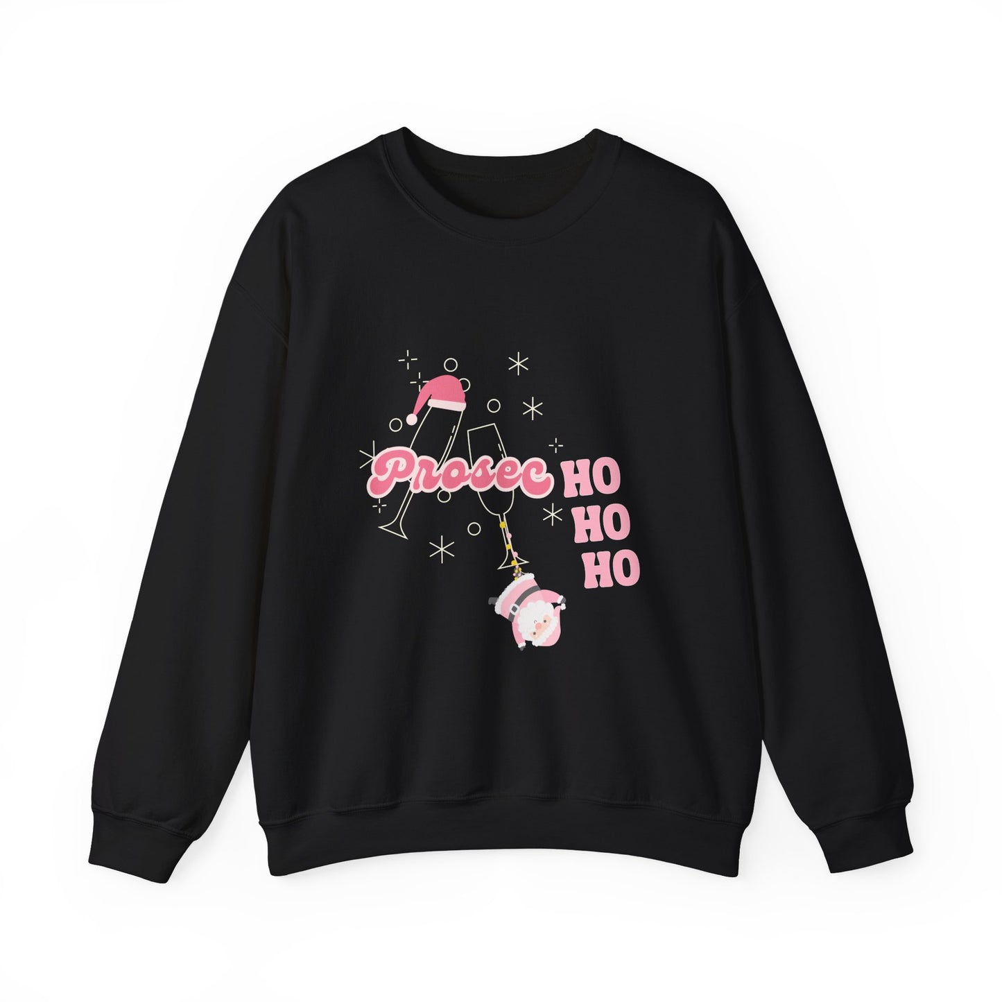 PROSECCO HO HO HO Sweatshirt | Festive Crewneck for Holiday Cheer