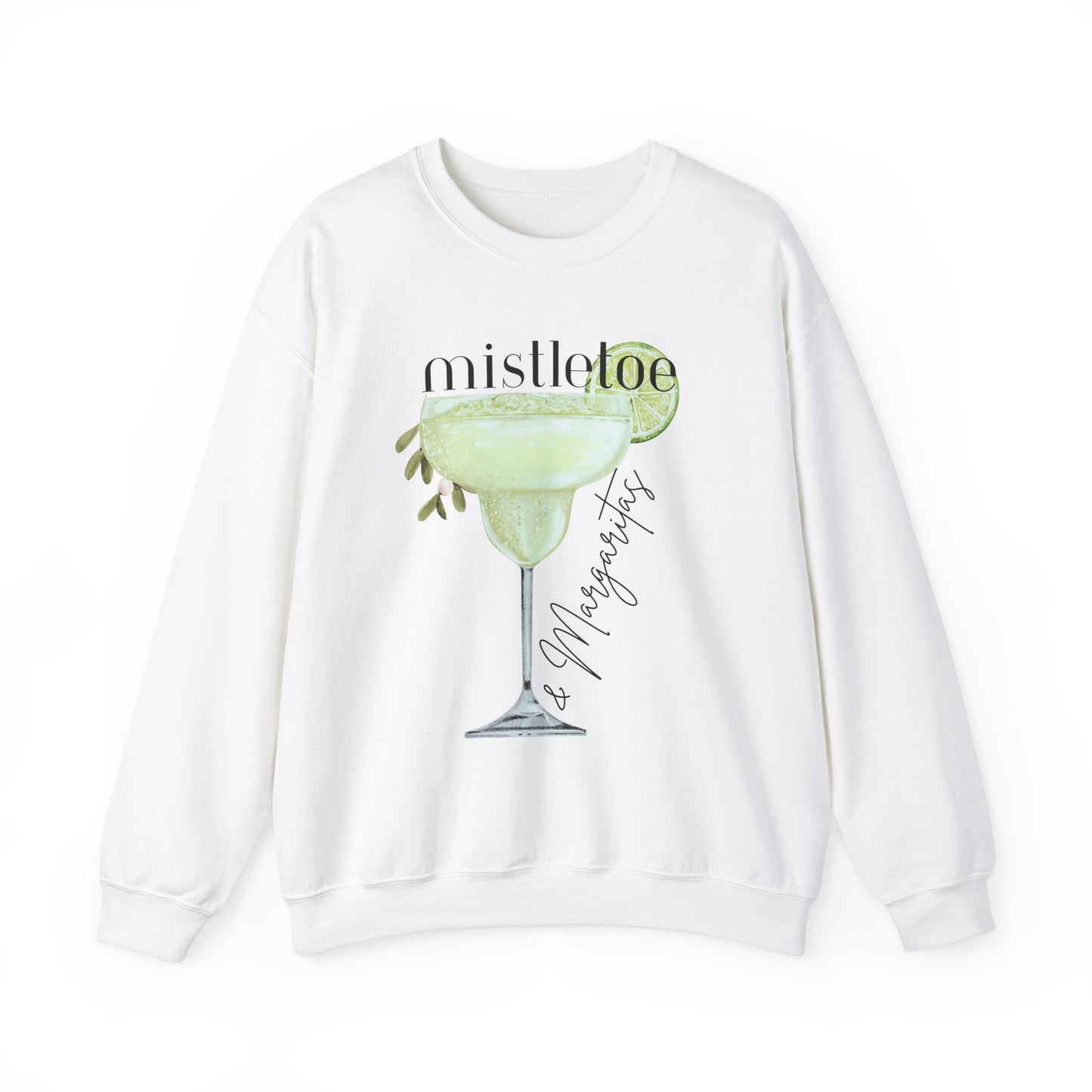 MISTLETOE & MARGARITAS Crewneck | Cozy Sweatshirt for Holiday Celebrations