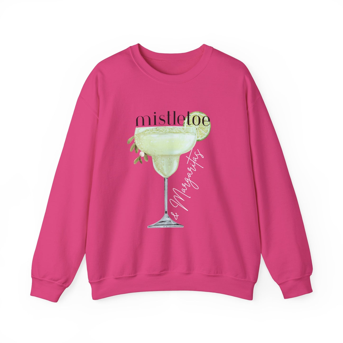 MISTLETOE & MARGARITAS Crewneck | Cozy Sweatshirt for Holiday Celebrations