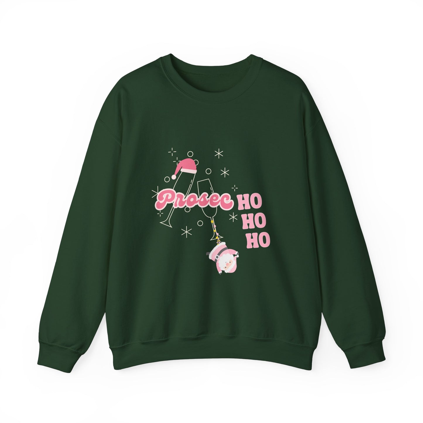 PROSECCO HO HO HO Sweatshirt | Festive Crewneck for Holiday Cheer