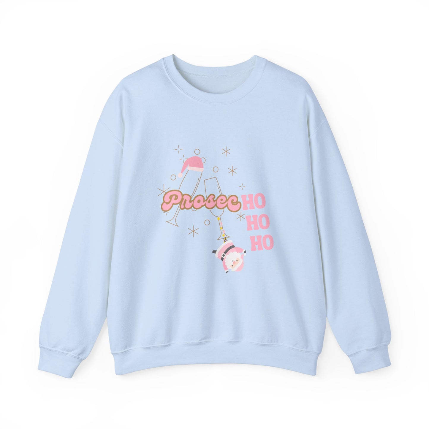 PROSECCO HO HO HO Sweatshirt | Festive Crewneck for Holiday Cheer