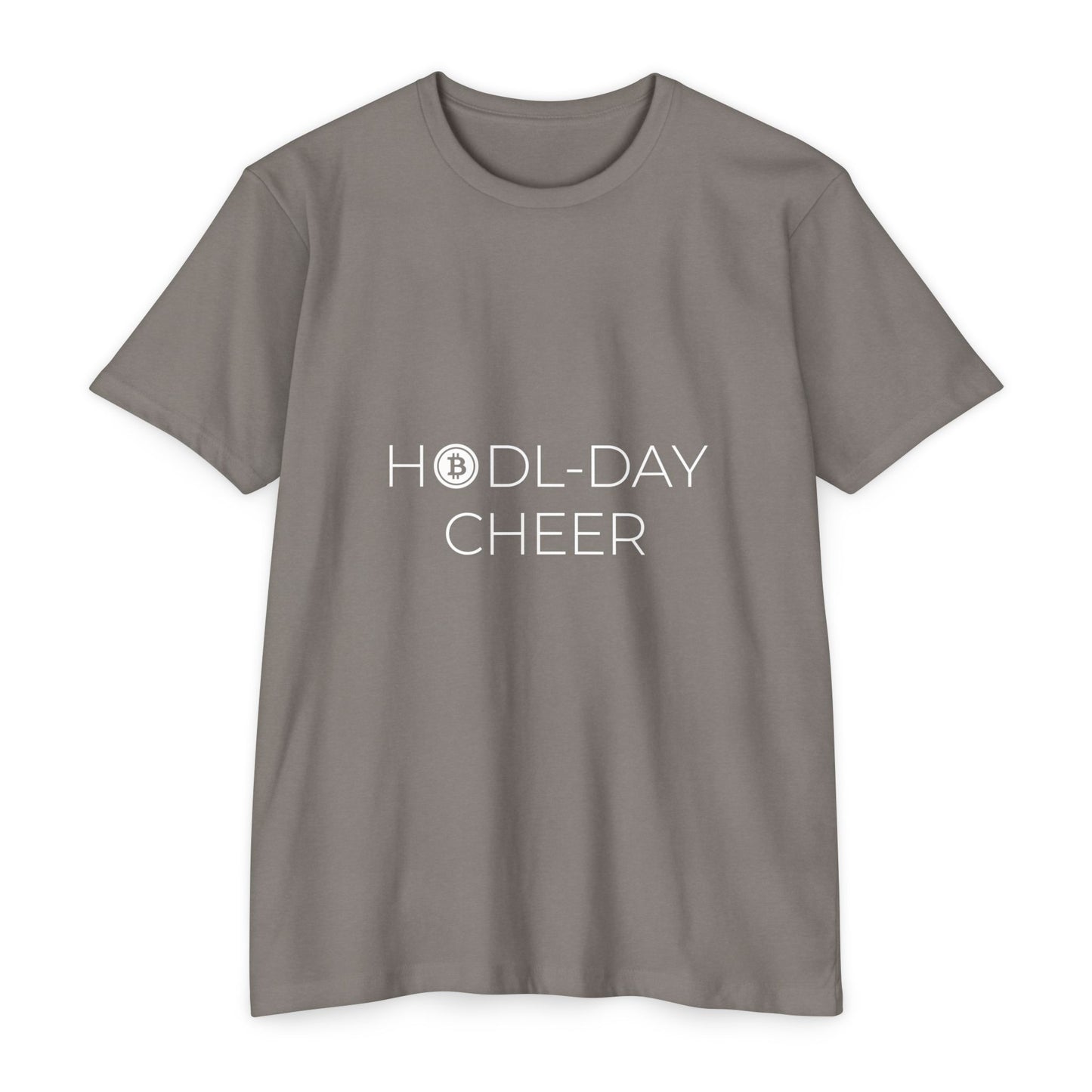 HODL-DAY CHEER Holiday T-Shirt | Men's Christmas T-Shirt for Bitcoin and Crypto Enthusiasts