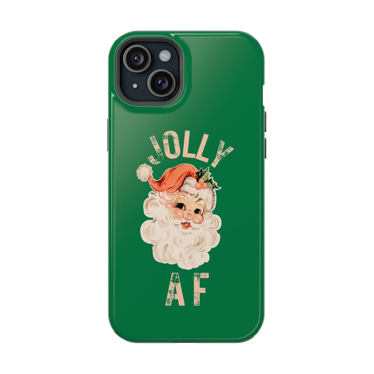 JOLLY AF Santa Magnetic Tough Phone Case | Festive Holiday Phone Protection