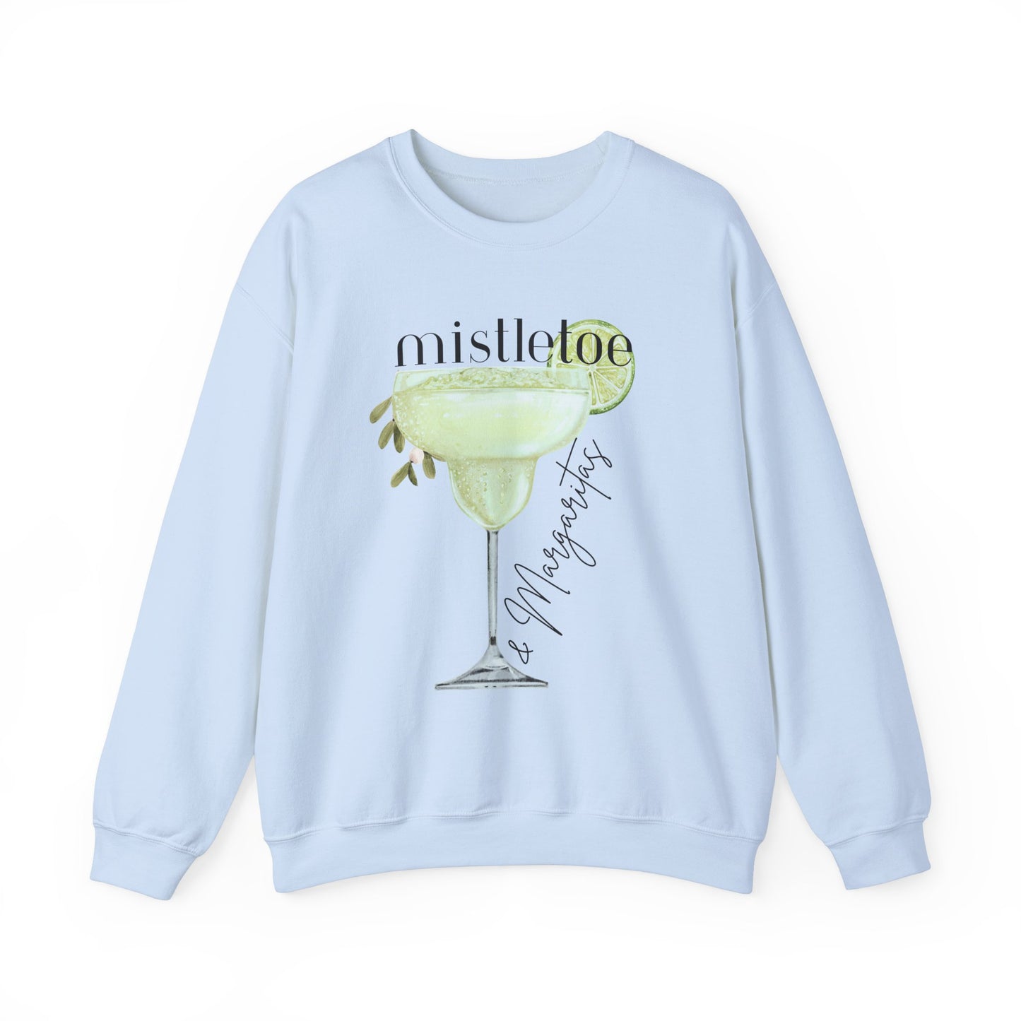 MISTLETOE & MARGARITAS Crewneck | Cozy Sweatshirt for Holiday Celebrations