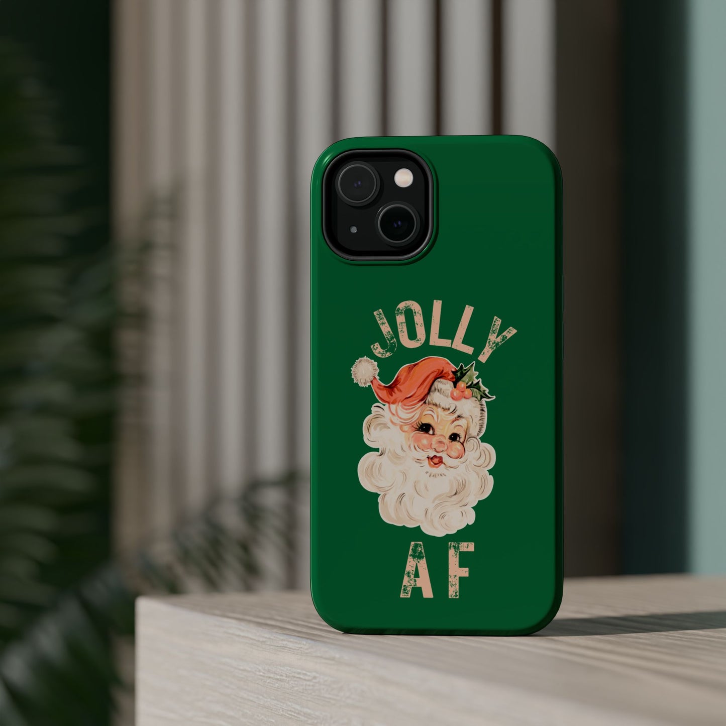 JOLLY AF Santa Magnetic Tough Phone Case | Festive Holiday Phone Protection