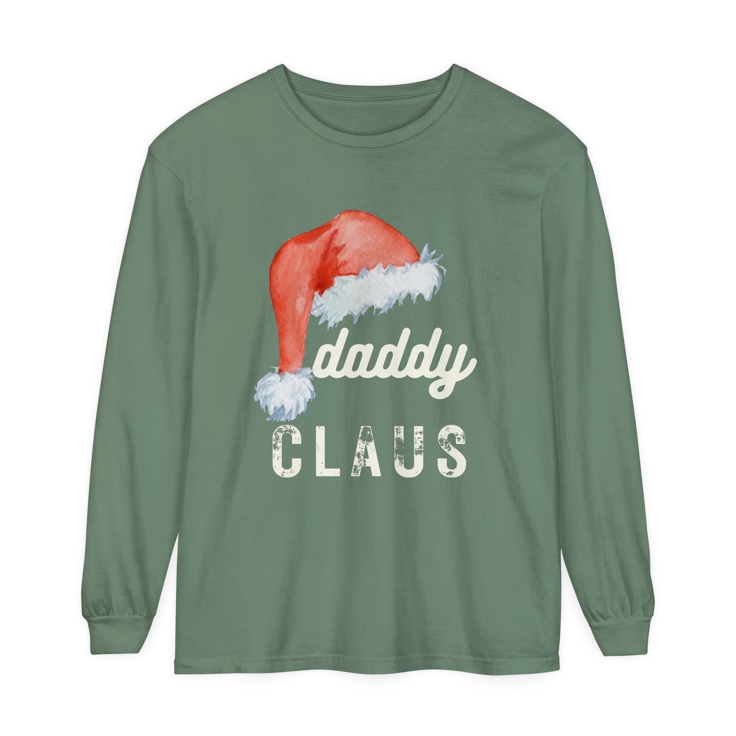 DADDY CLAUS Long Sleeve T-Shirt - Perfect Holiday Shirt for Dads!